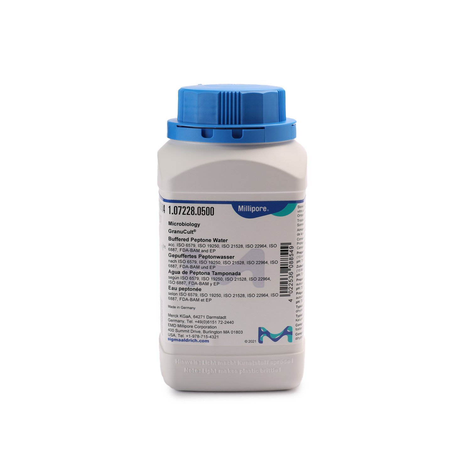 Peptone water (buffered); acc. to ISO 6579 for microbiology